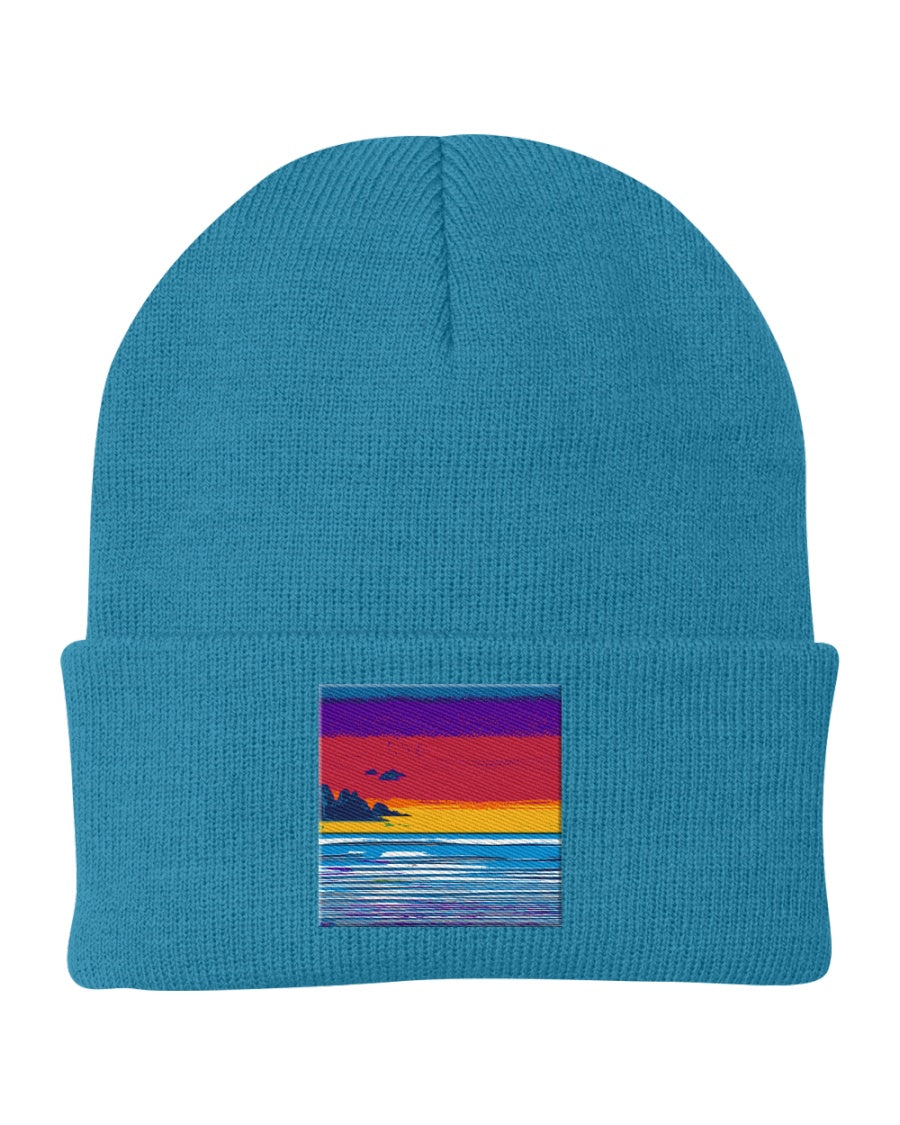 Seaside #1 Knit Cap Art Meets Apparel
