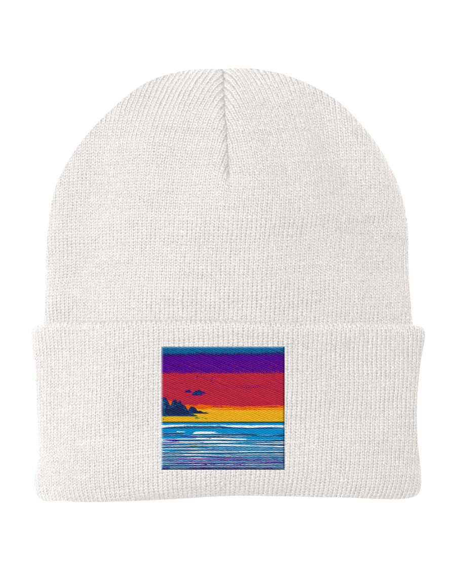 Seaside #1 Knit Cap Art Meets Apparel