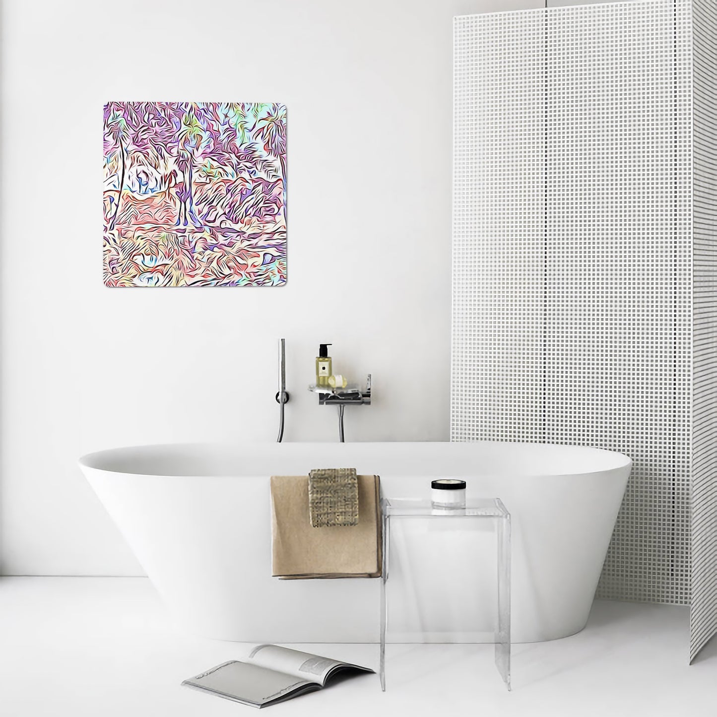 Ocean View of the Art on a Metal Canvas - Art Meets Apparel