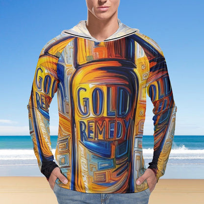 Gold Remedy | Artist Designed | Light Men's Hoodie - Art Meets Apparel