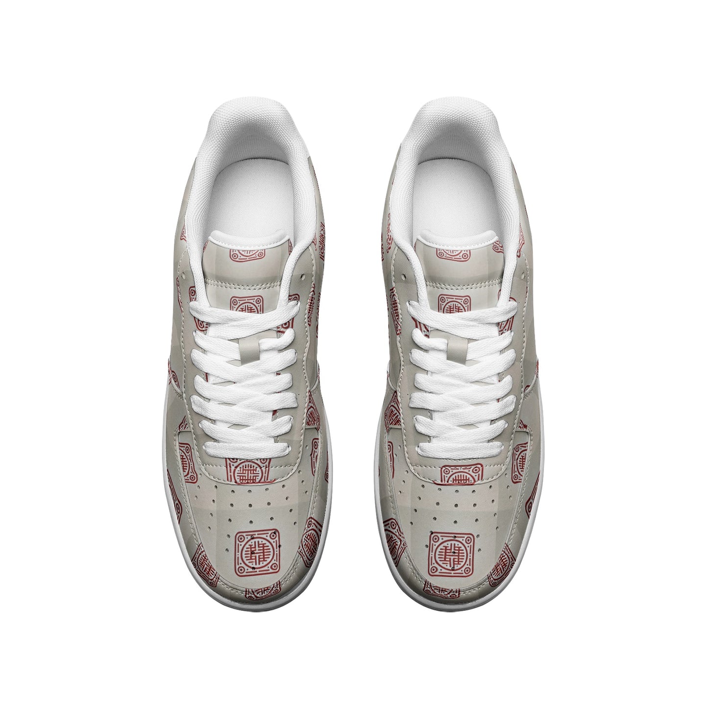 Unisex Low Top Leather Sneakers
