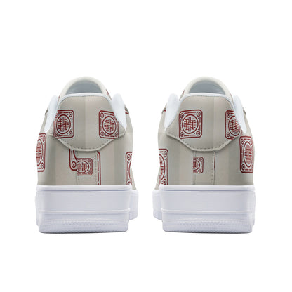 Unisex Low Top Leather Sneakers