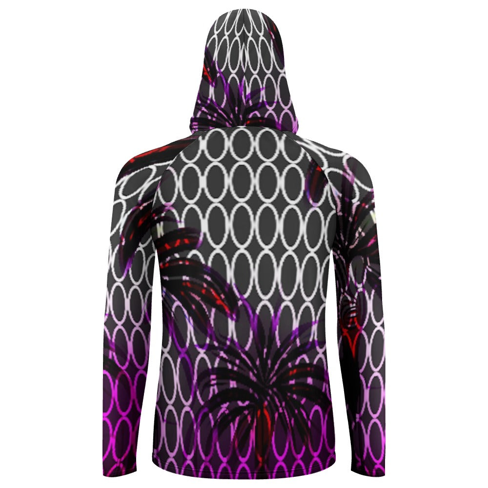 Sun Protection Hoodie Long Sleeve (Men's) - Art Meets Apparel