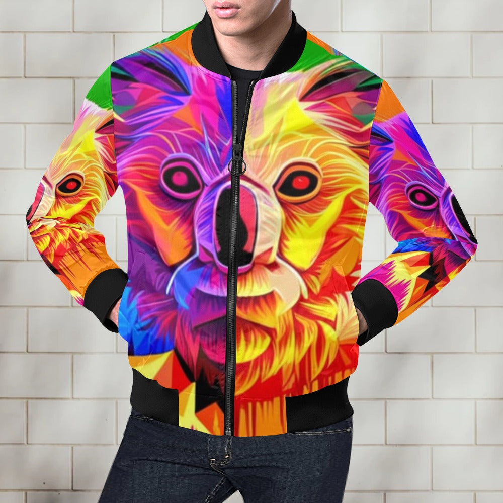 The Smokin Koalas | Masterpiece Design | Men's Jacket - Art Meets Apparel