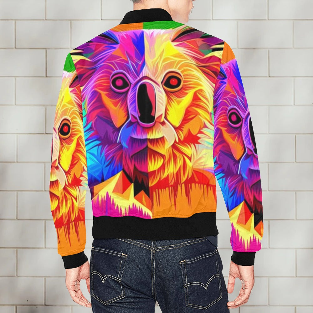 The Smokin Koalas | Masterpiece Design | Men's Jacket - Art Meets Apparel