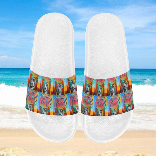 Dali Ink | Men's Slide Sandals | Artist Design - Art Meets Apparel