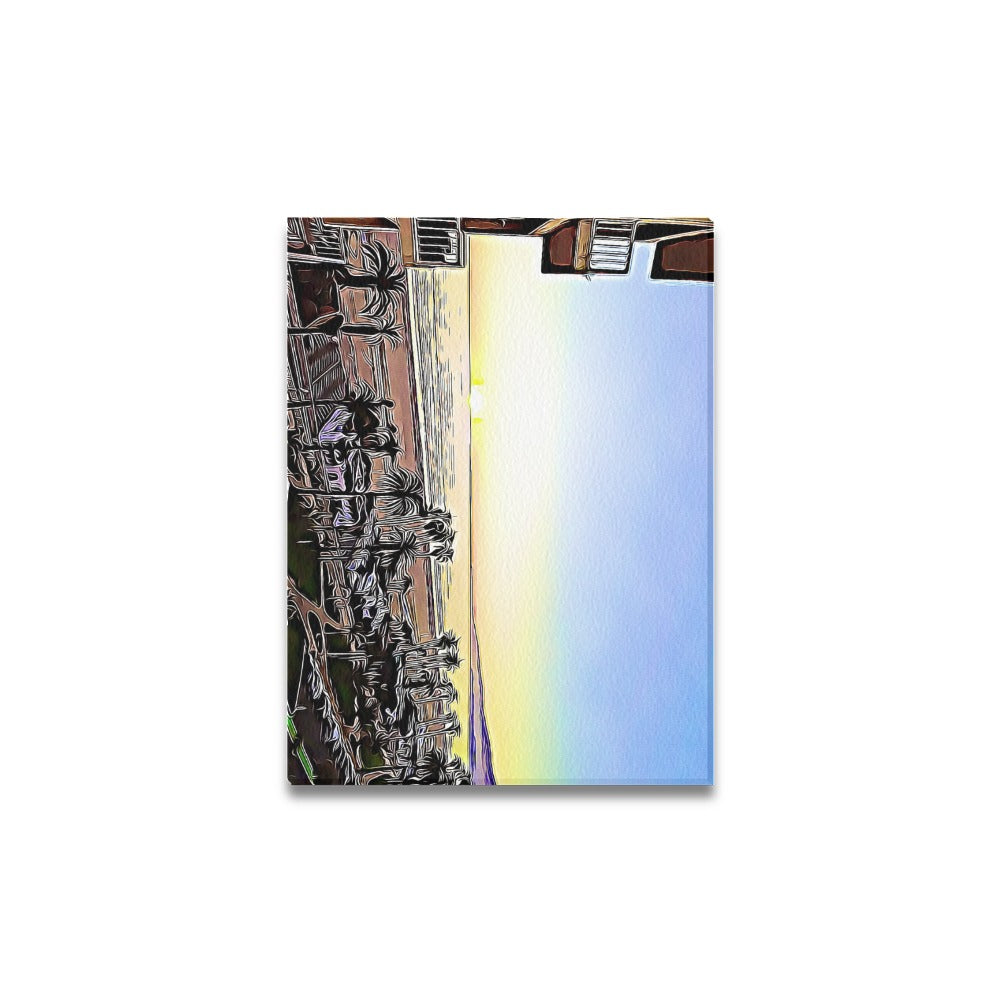 Out Over the Palisades Canvas 16x12 inch