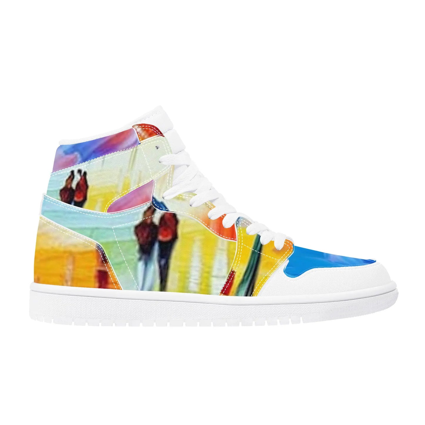 High Top Eco Leather Sneaker