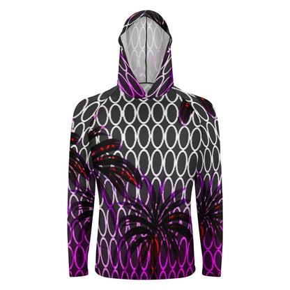 Sun Protection Hoodie Long Sleeve (Men's) - Art Meets Apparel