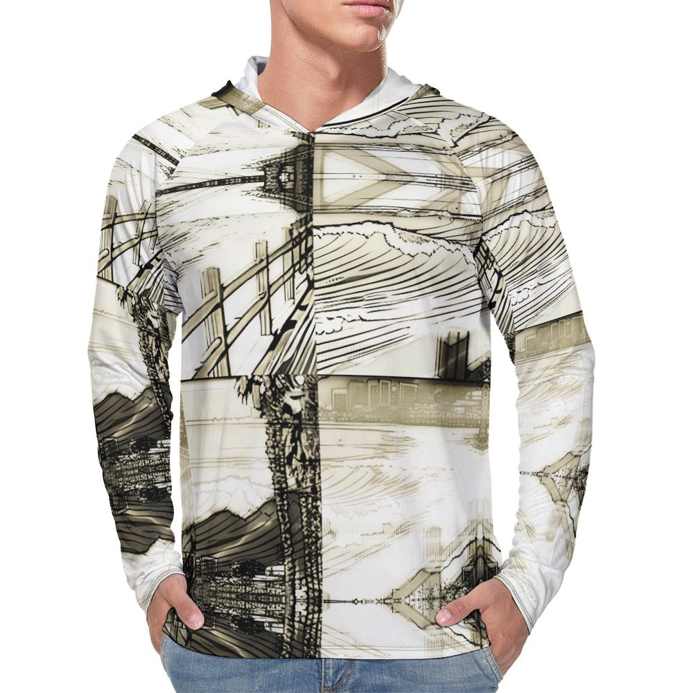 Hidden Art #4 | Hoodie Long Sleeve (Men's) | Hidden Art Collection - Art Meets Apparel