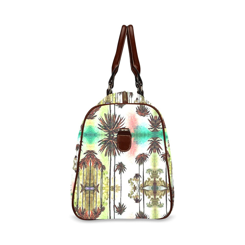 Travel Bag (Brown) (Model 1639) - Art Meets Apparel