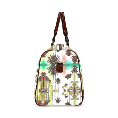 Travel Bag (Brown) (Model 1639) - Art Meets Apparel