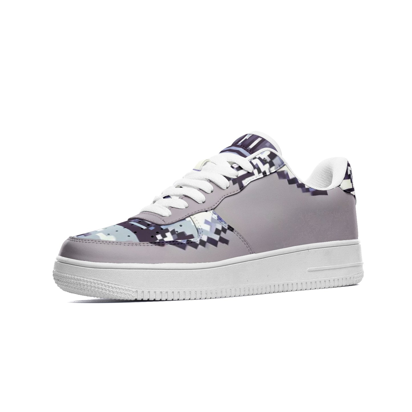 Pixelated Koala Hidden Design | Unisex Low Top Leather Sneakers | Limited Edition Leather