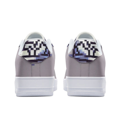 Pixelated Koala Hidden Design | Unisex Low Top Leather Sneakers | Limited Edition Leather