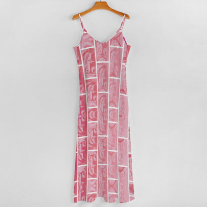 Sling Ankle Long Dress - Art Meets Apparel