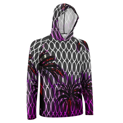 Sun Protection Hoodie Long Sleeve (Men's) - Art Meets Apparel