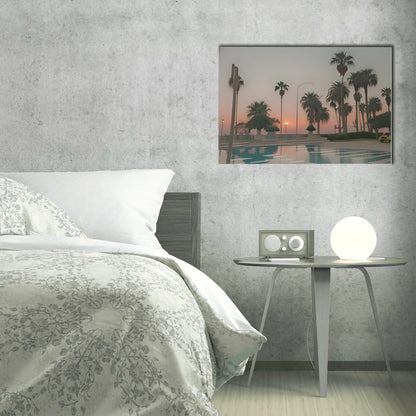 Bliss of Sunset | Limited Edition Artwork | Santa Monica Palisades Based | Canvas with Mounting Brackets 16x24in (horizontal)