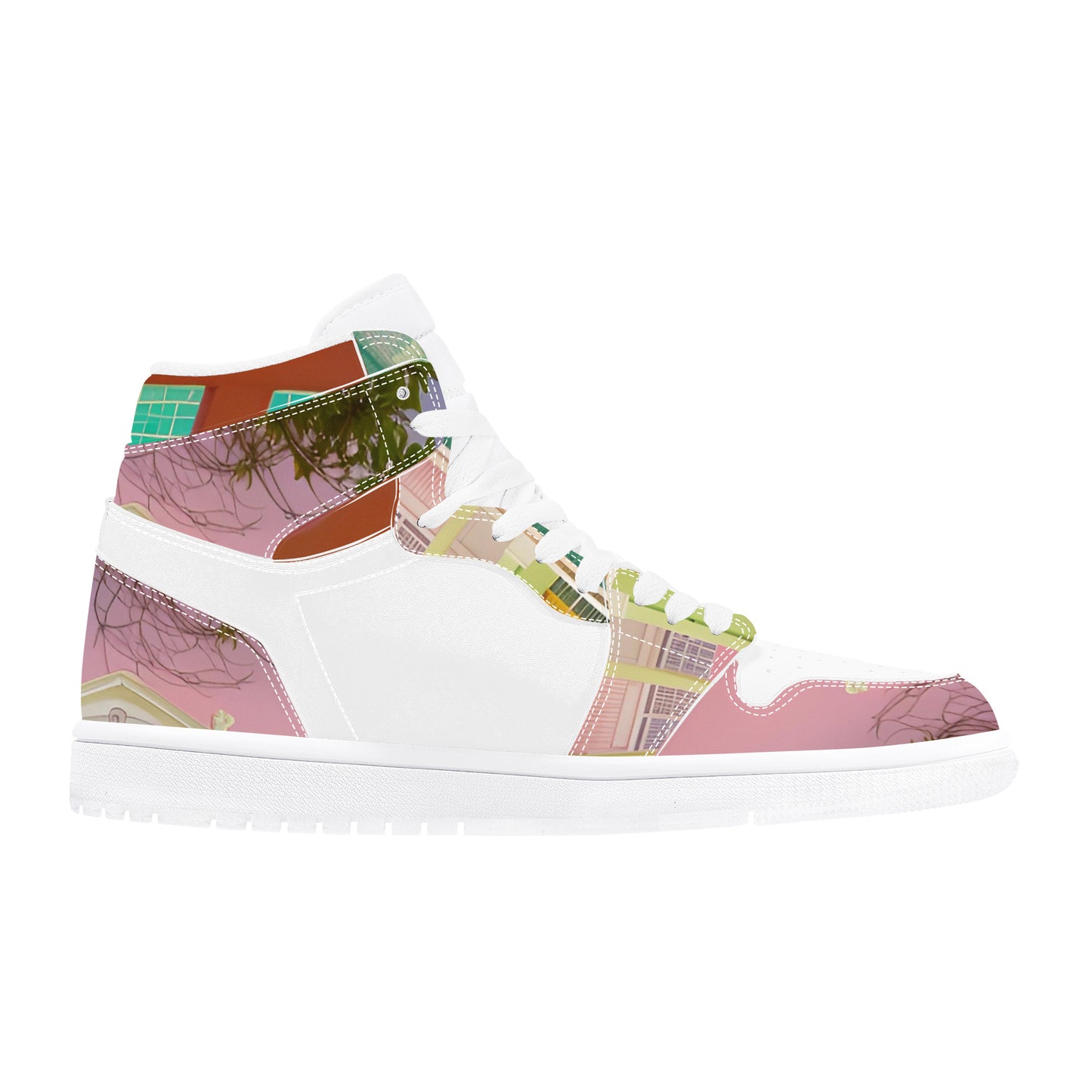 Tropi Cali | High Top Eco Friendly Leather Sneaker | LMNE Sneaker Collection