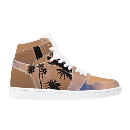 Sandstorm | Men's High Top | Eco Leather Sneaker | Artist Designed - Art Meets Apparel