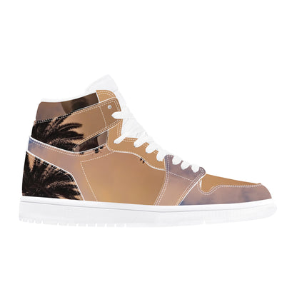 Sandstorm | Men's High Top | Eco Leather Sneaker | Artist Designed - Art Meets Apparel