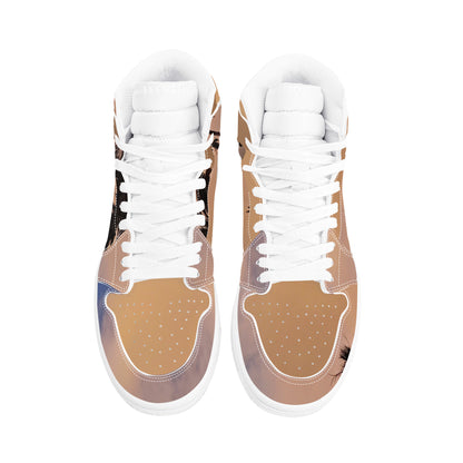 Sandstorm | Men's High Top | Eco Leather Sneaker | Artist Designed - Art Meets Apparel