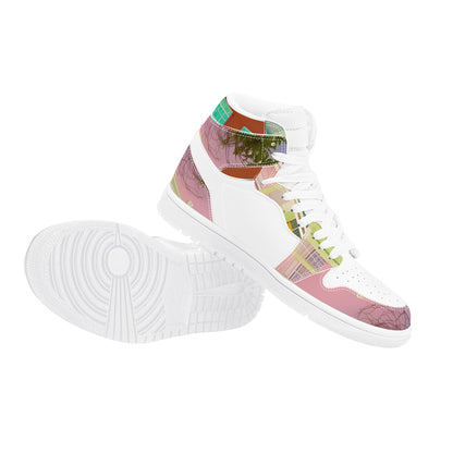 Tropi Cali | High Top Eco Friendly Leather Sneaker | LMNE Sneaker Collection