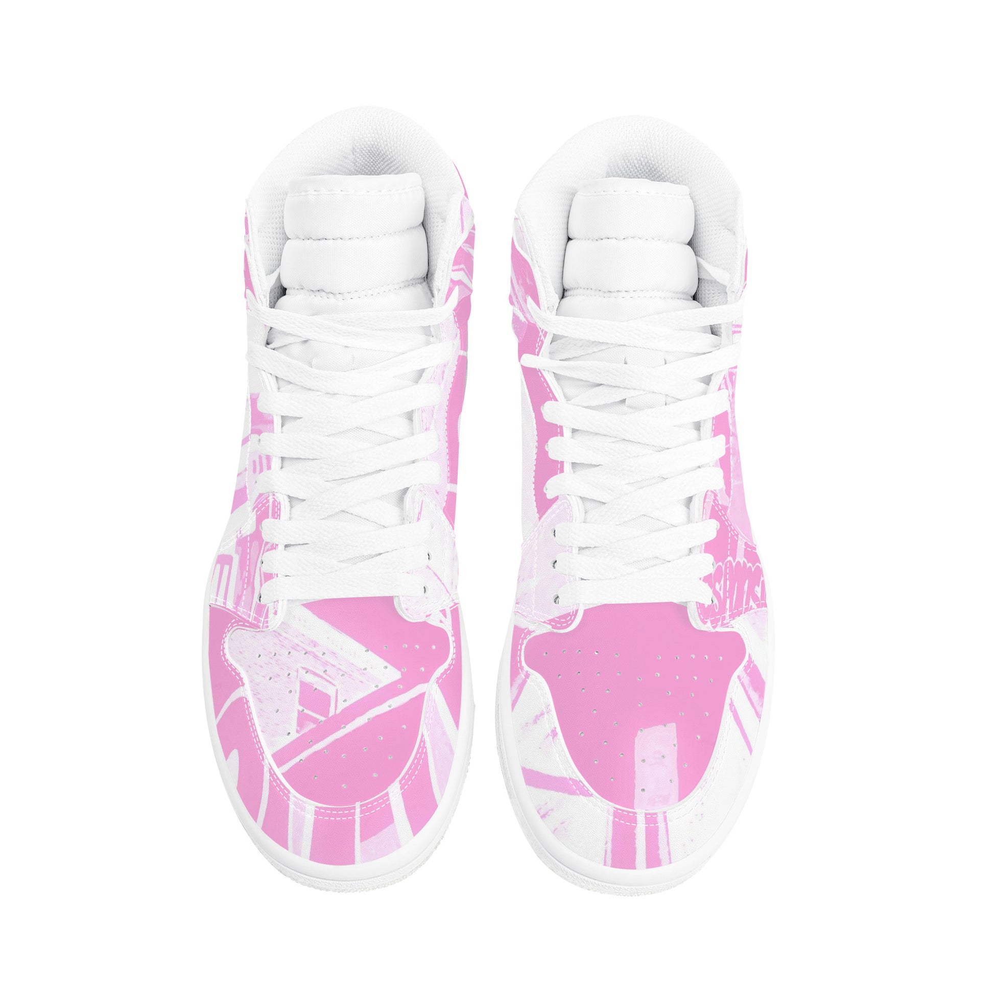 The Metro | High Top AF1 Style Sneakers | Artist Designed LA Based - Art Meets Apparel