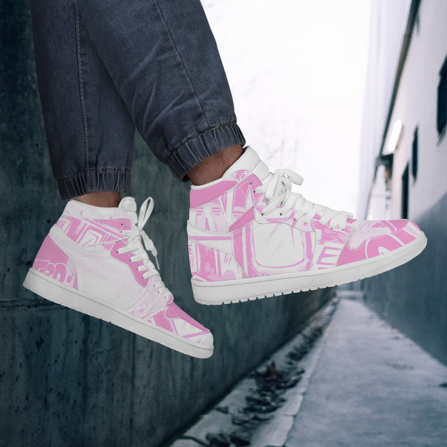 The Metro | High Top AF1 Style Sneakers | Artist Designed LA Based - Art Meets Apparel