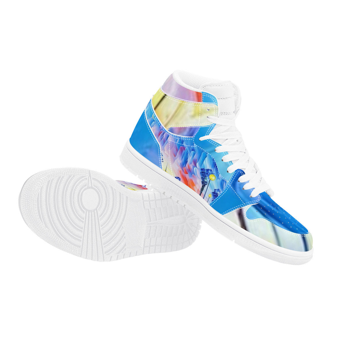 Mens High Top | Palisades SM Piece | Artist Design | - Art Meets Apparel