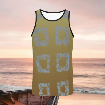 Lada Gold #2 | Men's Tank Top | Lemonei Design - Art Meets Apparel