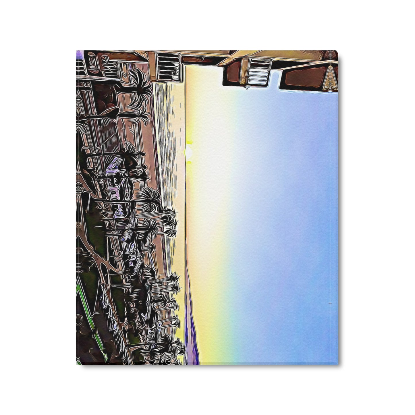 Over the Palisades #3 | Frame Canvas Print 24"x20" Made in the USA