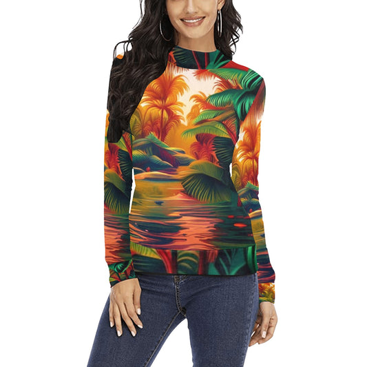 Tropicali Design | Women's Sweater | Artist Created - Art Meets Apparel