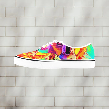 The Jungle + | Men's Classic Canvas Low Top Shoes - Art Meets Apparel