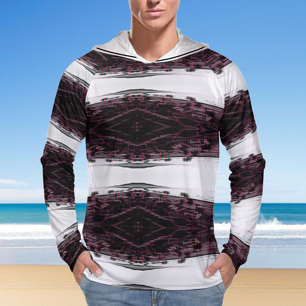 Paradise #1 | Men's Light Hoodie | Artist Design - Art Meets Apparel