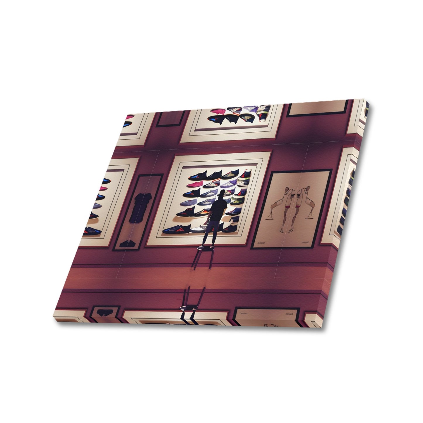 SneakerHead Only Fitting | Frame Canvas Print 24"x20" | Made in the USA