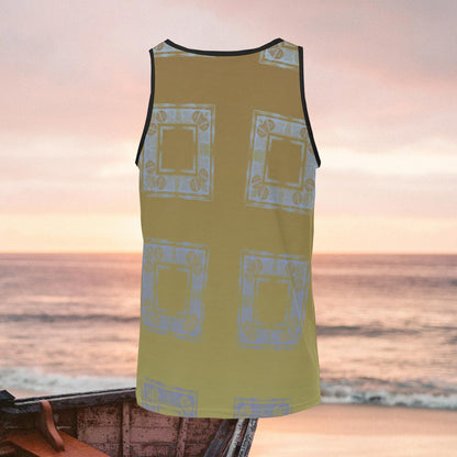 Lada Gold #2 | Men's Tank Top | Lemonei Design - Art Meets Apparel