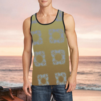 Lada Gold #2 | Men's Tank Top | Lemonei Design - Art Meets Apparel