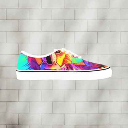 The Jungle + | Men's Classic Canvas Low Top Shoes - Art Meets Apparel