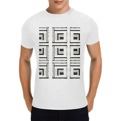Men's Gildan T-shirt 100% Cotton (USA Size) (Model T02) - Image #5