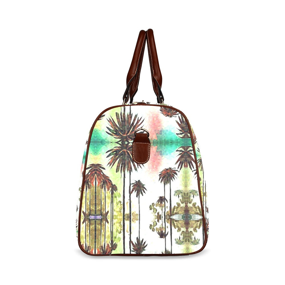 Travel Bag (Brown) (Model 1639) - Art Meets Apparel