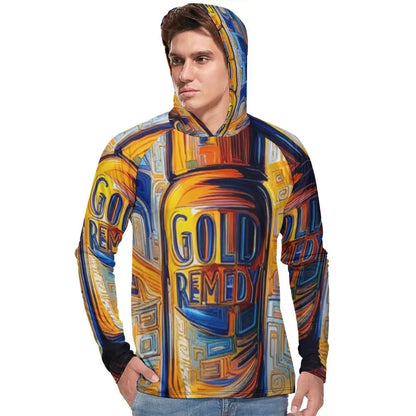 Gold Remedy | Artist Designed | Light Men's Hoodie - Art Meets Apparel