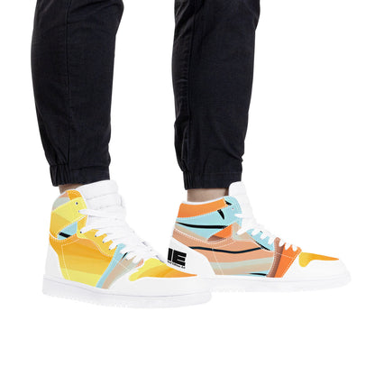 Sunset Piet #1 | High Top Vegan Leather Sneakers