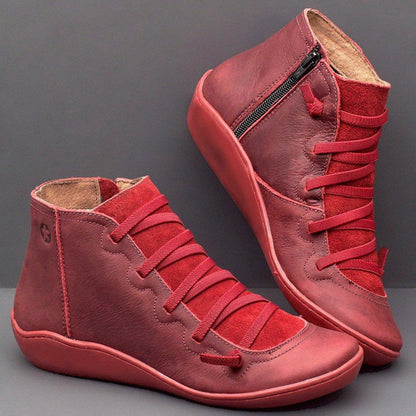 Women's Leather Shoes Botas Mujer Art Meets Apparel