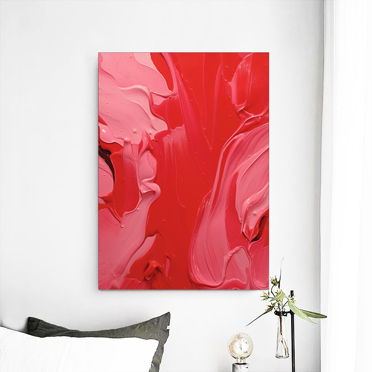 Primal Red | Frameless Mural Piece