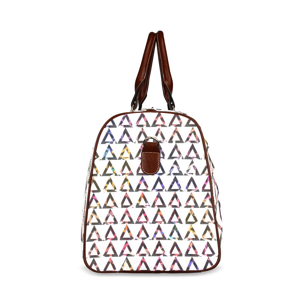 Travel Bag Brown (Small) (Model 1639) Art Meets Apparel