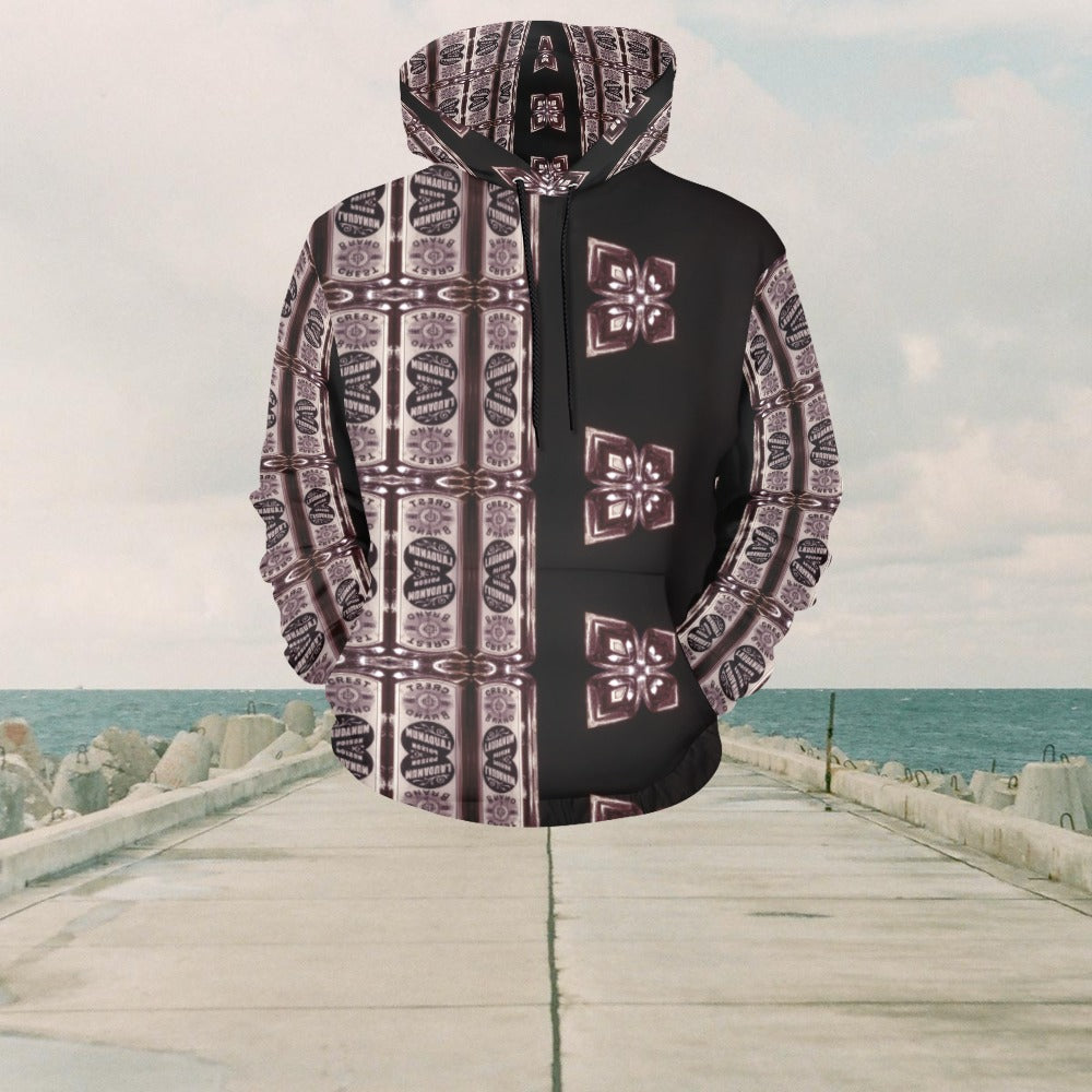 Special Edition Retro #1 Lemonei Creation Men's All Over Print Hoodie Art Meets Apparel