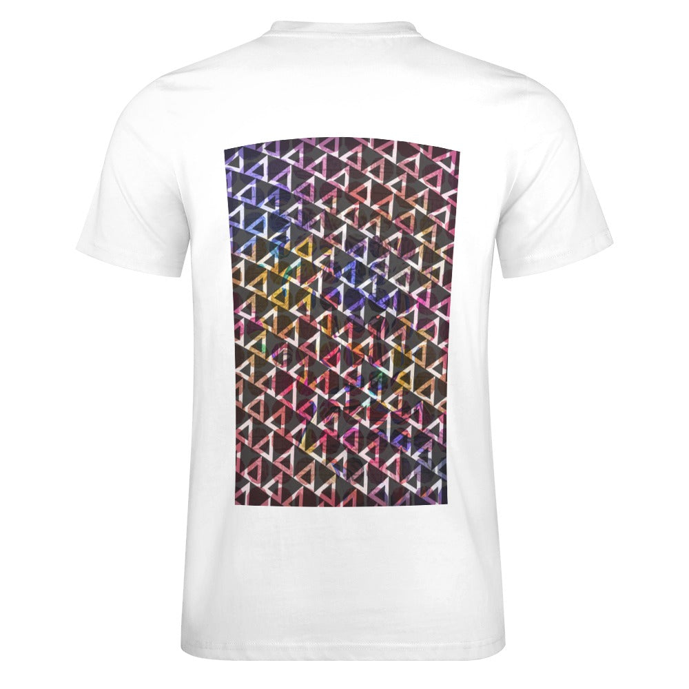 The "Art in the back" Men's Cotton T-shirt Art Meets Apparel