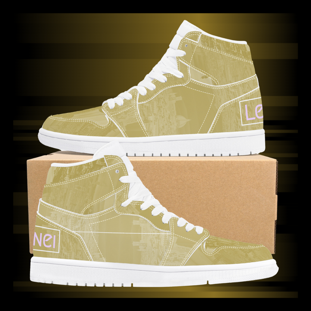 High Top Eco- Leather Sneakers