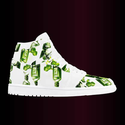 Landanum Design #2 High Top Eco Friendly Vegan Leather Sneaker Art Meets Apparel