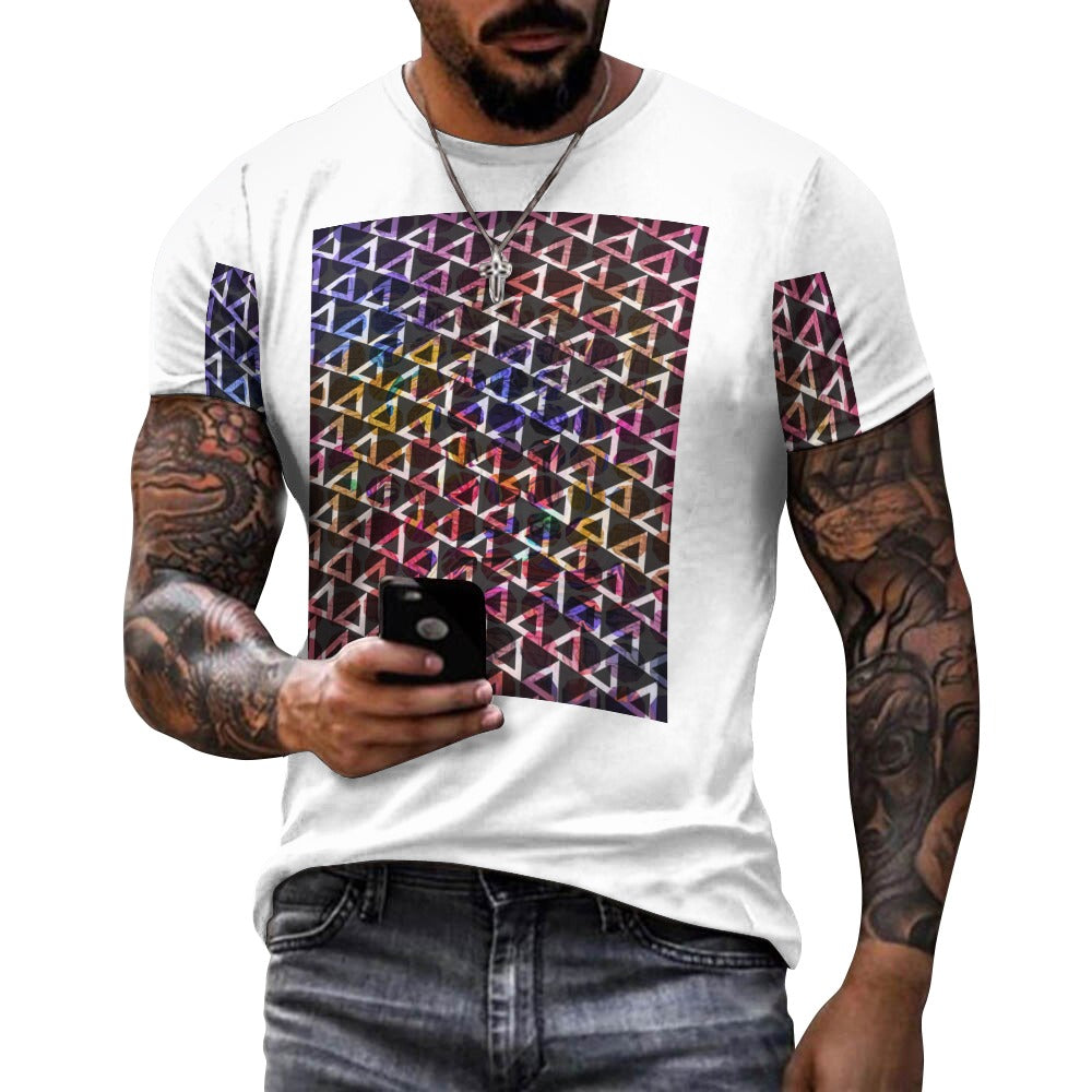 The "Art in the back" Men's Cotton T-shirt Art Meets Apparel